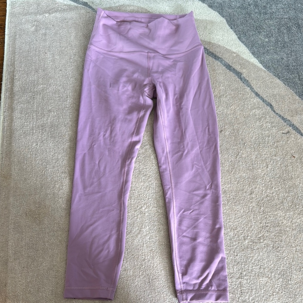Lululemon Athletica Purple Leggings High-Waist Stretch